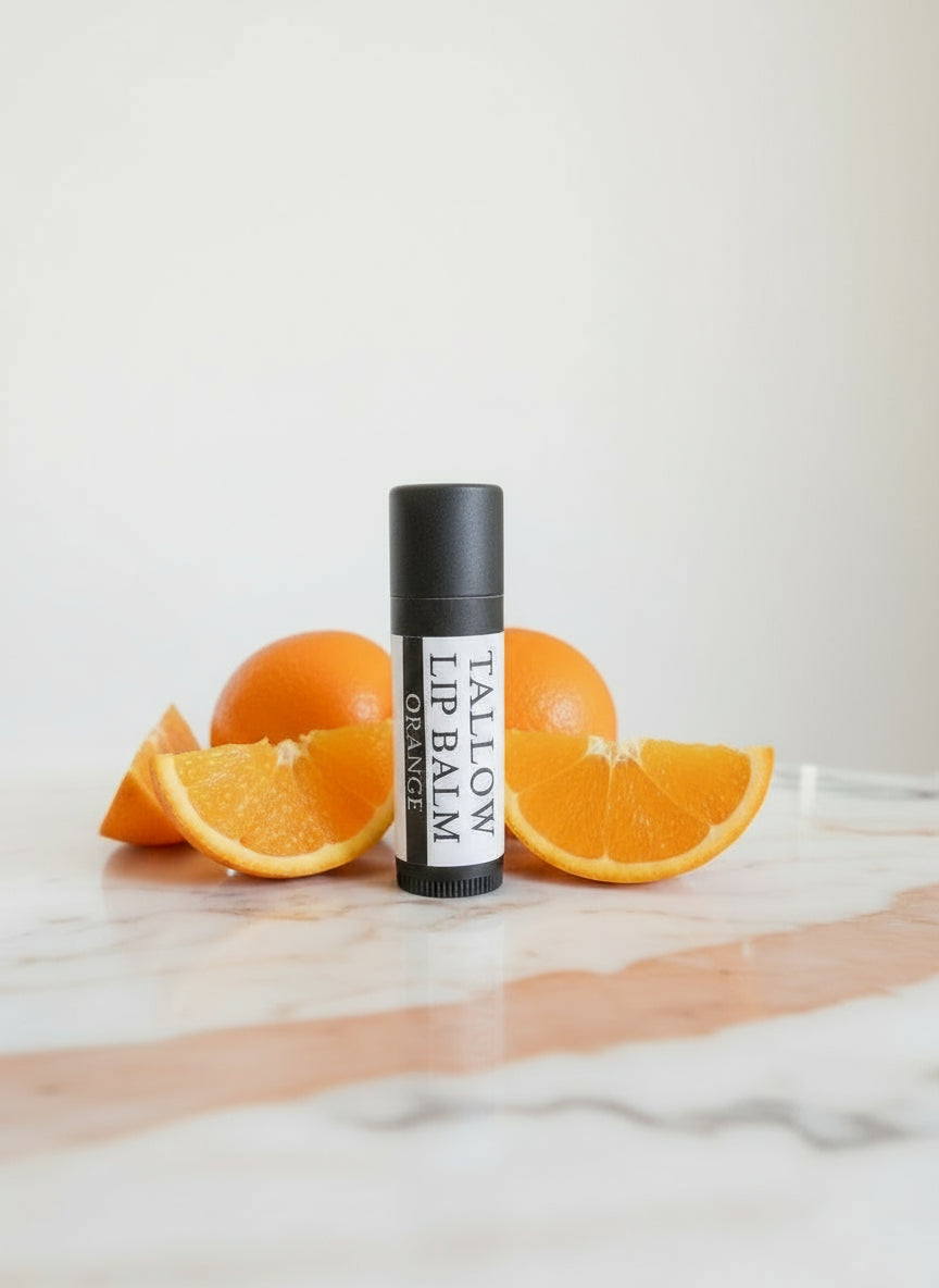 Tallow Lip Balm (Orange)