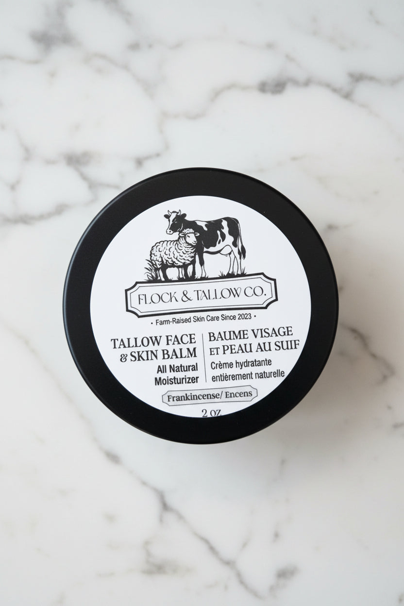 Tallow Face & Skin Balm 2oz (Frankincense)