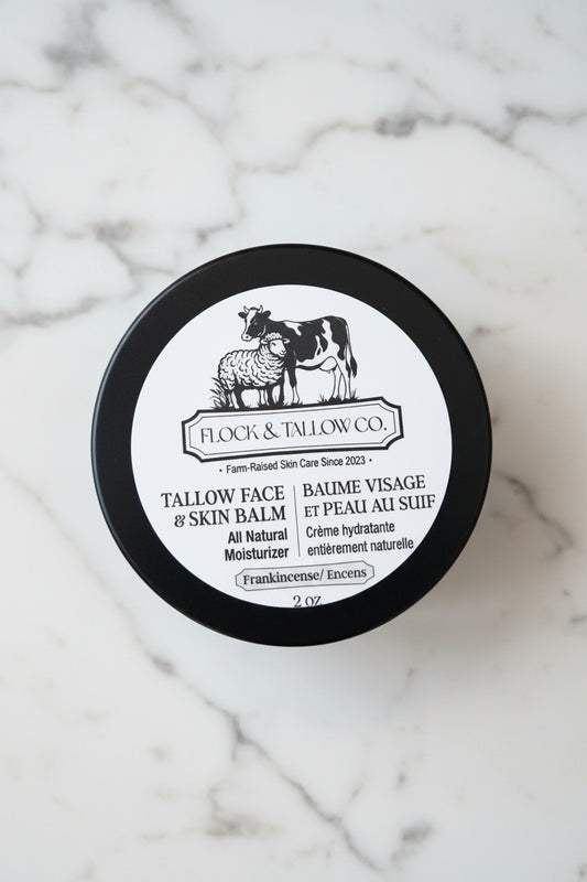 Tallow Face & Skin Balm 2oz (Frankincense)