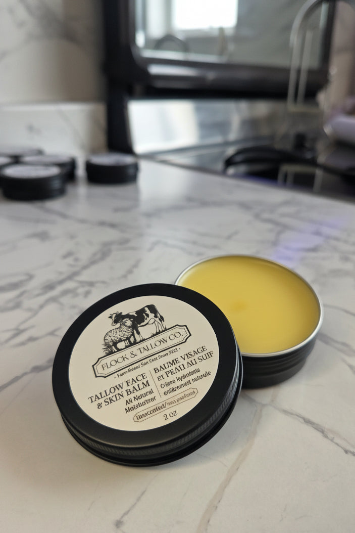 Tallow Face & Skin Balm 2 oz. (Unscented)